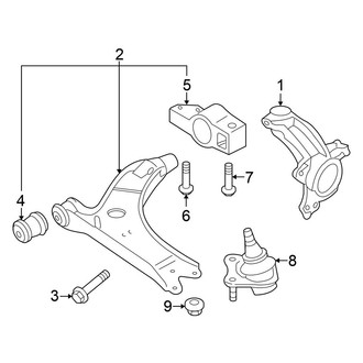 Volkswagen OE - Front Suspension - Suspension Components
