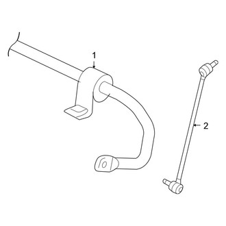 Volkswagen OE - Front Suspension - Stabilizer Bar & Components (Base)