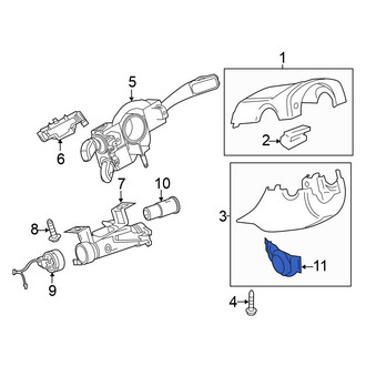 Volkswagen OE - Ignition Lock Escutcheon