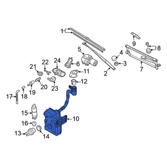 Volkswagen OE - Washer Fluid Reservoir