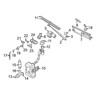 Volkswagen OE - Windshield - Wiper & Washer Components