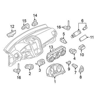 Volkswagen OE - Instrument Panel - Cluster & Switches (Base / TDI)