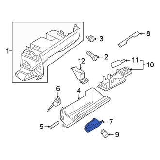 Volkswagen OE - Front Glove Box Handle