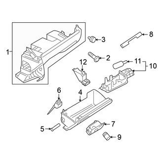 Volkswagen OE - Instrument Panel - Glove Box