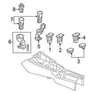 Volkswagen OE - Front Console (Switches)