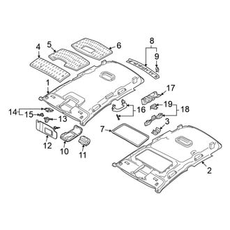 Volkswagen OE - Roof - Interior Trim