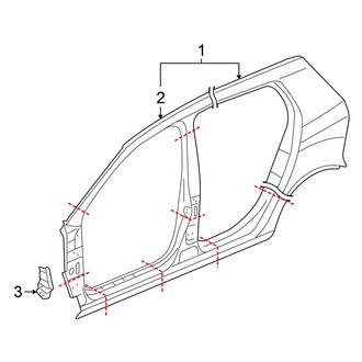 Volkswagen OE - Pillars, Rocker & Floor - Aperture Panel (4 Doors)