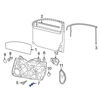 Volkswagen OE - Door Panel Carrier Rivet