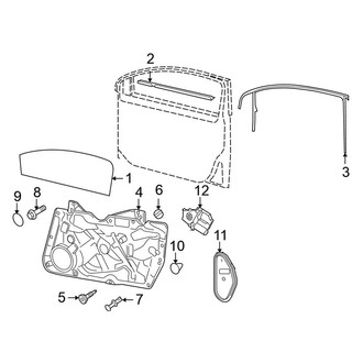 Volkswagen OE - Door - Glass & Hardware (Base 2 Doors)