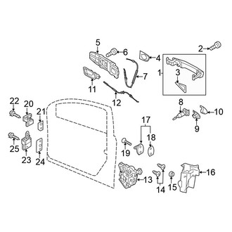 Volkswagen OE - Door - Lock & Hardware (Base 2 Doors)