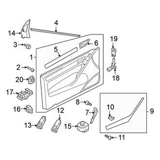 Volkswagen OE - Door - Interior Trim (Base 2 Doors)