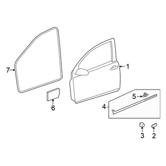 Volkswagen OE - Front Door - Door & Components (4 Doors)