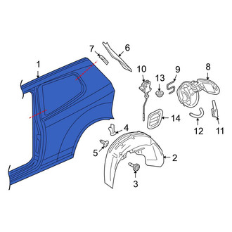 Volkswagen Golf GTI OEM Quarter Panels & Parts Rear & Front — CARiD