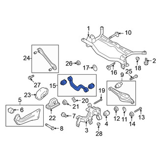 Volkswagen OE - Rear Upper Suspension Control Arm