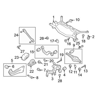 Volkswagen OE - Rear Suspension - Suspension Components
