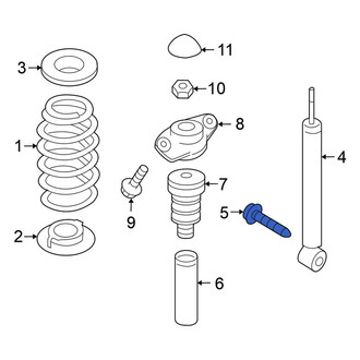 Volkswagen OE - Suspension Shock Absorber Bolt