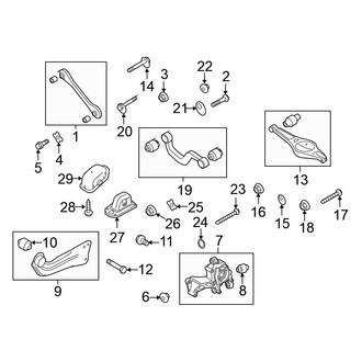 Volkswagen OE - Rear Suspension - Suspension Components