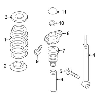 Volkswagen OE - Rear Suspension - Shocks & Components