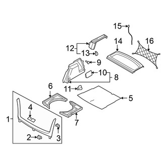 Volkswagen OE - Rear Body & Floor - Interior Trim