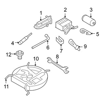 Volkswagen OE - Rear Body & Floor - Jack & Components