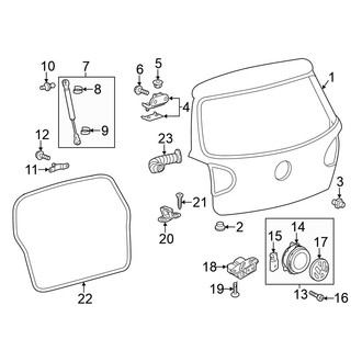 Volkswagen OE - Lift Gate - Gate & Hardware