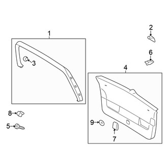 Volkswagen OE - Lift Gate - Interior Trim