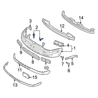 Volkswagen OE - Front Bumper Cover Screw