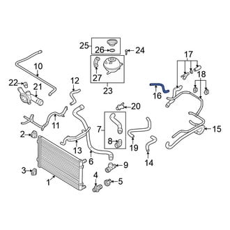 Volkswagen OE - Engine Coolant Bypass Hose