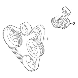 Volkswagen OE - Cooling - Belts & Pulleys (GL / GLS 2.0L)