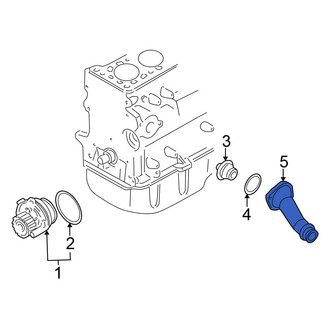 Volkswagen OE - Lower Engine Coolant Thermostat Housing