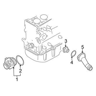 Volkswagen OE - Cooling - Water Pump (A4 Body Code 2.0L)