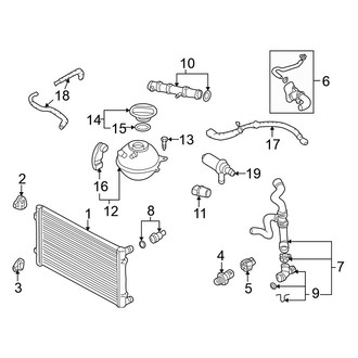 Volkswagen OE - Cooling - Radiator & Components