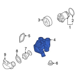 Volkswagen OE - Lower Engine Coolant Thermostat Housing