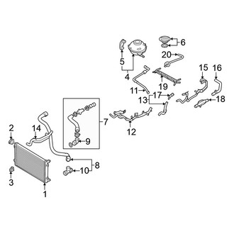 Volkswagen OE - Cooling - Radiator & Components