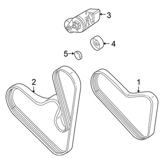 Volkswagen OE - Cooling - Belts & Pulleys (GL / GLS 1.9L)