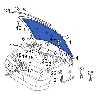 Volkswagen OE - Hood Insulation Pad