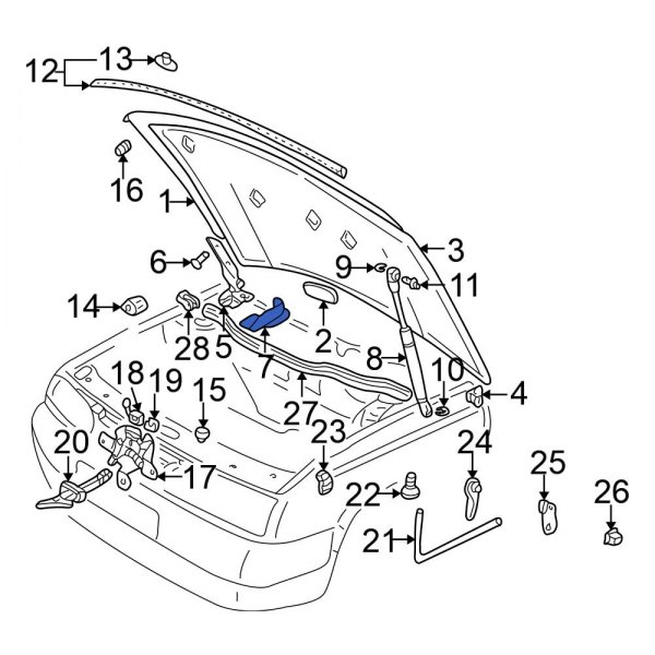 Hood Hinge Cover