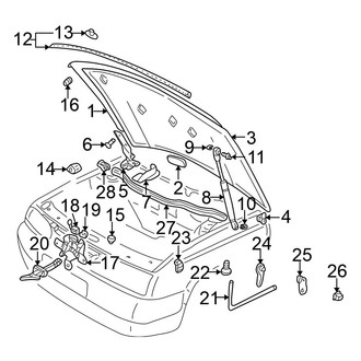 Volkswagen OE - Hood & Components