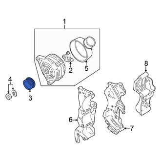 Volkswagen OE - Alternator Pulley