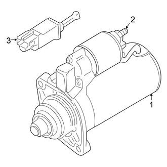 Volkswagen OE - Electrical - Starter