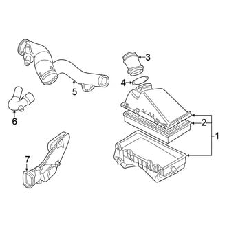 Volkswagen OE - Engine / Transaxle - Air Inlet (2.0L)