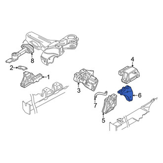 Volkswagen OE - Automatic Transmission Mount Bracket