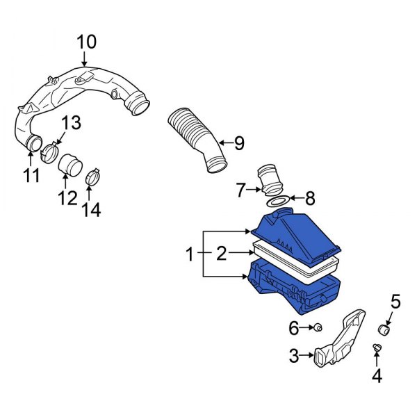 Air Filter and Housing Assembly