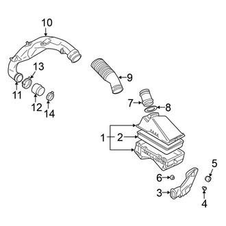 Volkswagen OE - Engine / Transaxle - Air Inlet (1.9L)