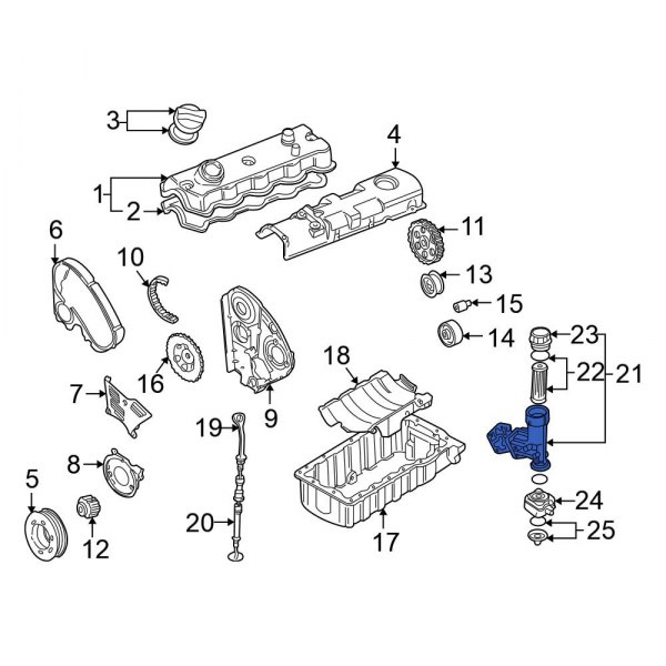 Engine Oil Filter Housing