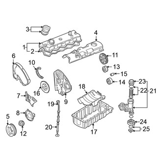 Volkswagen OE - Engine / Transaxle - Engine Parts (A4 Body Code 1.9L)