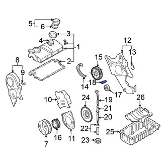 Volkswagen OE - Engine Timing Belt Idler