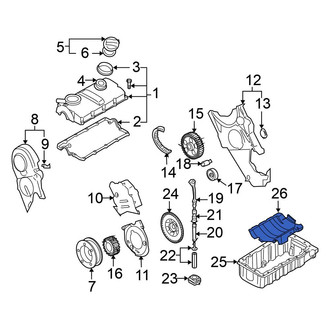 Volkswagen OE - Engine Oil Pan Baffle