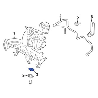 Volkswagen OE - Turbocharger Gasket