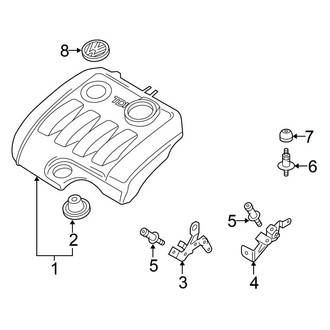 Volkswagen OE - Engine / Transaxle - Engine Appearance Cover (1.9L)